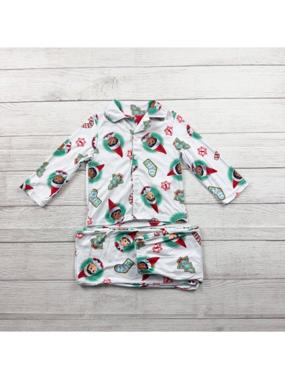The Elf On The Shelf Kids Christmas Pajamas Set 4T